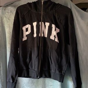 Black sweater from pink